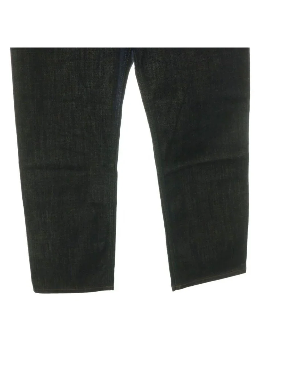 Gucci Logo Patch Straight Denim Pants Jeans 32 Navy